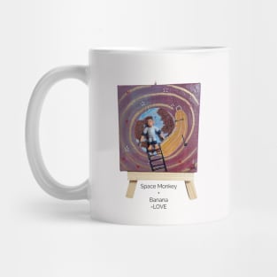 Space Monkey+Banana=Love Mug